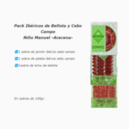 Pack ibéricos Niño Manue - Spanishflavors.es 